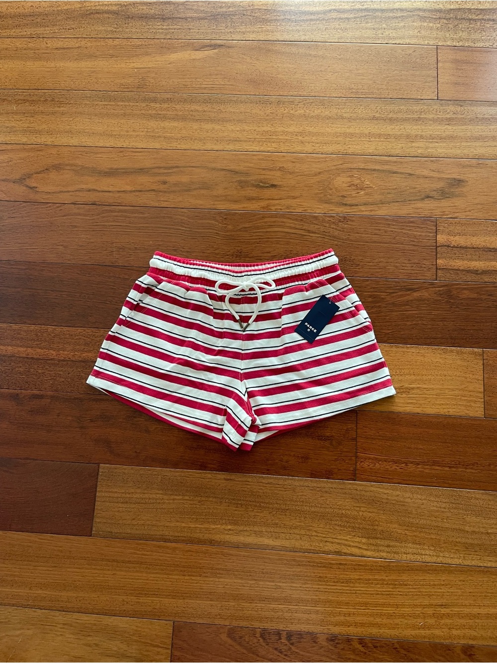 NWT PARKE x TARGET Striped Drawstring Shorts
